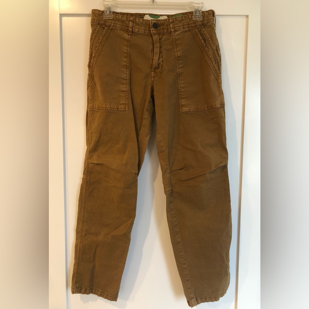 Women’s Anthropologie The Wanderer ankle length brown/tan cargo pants (size 26)